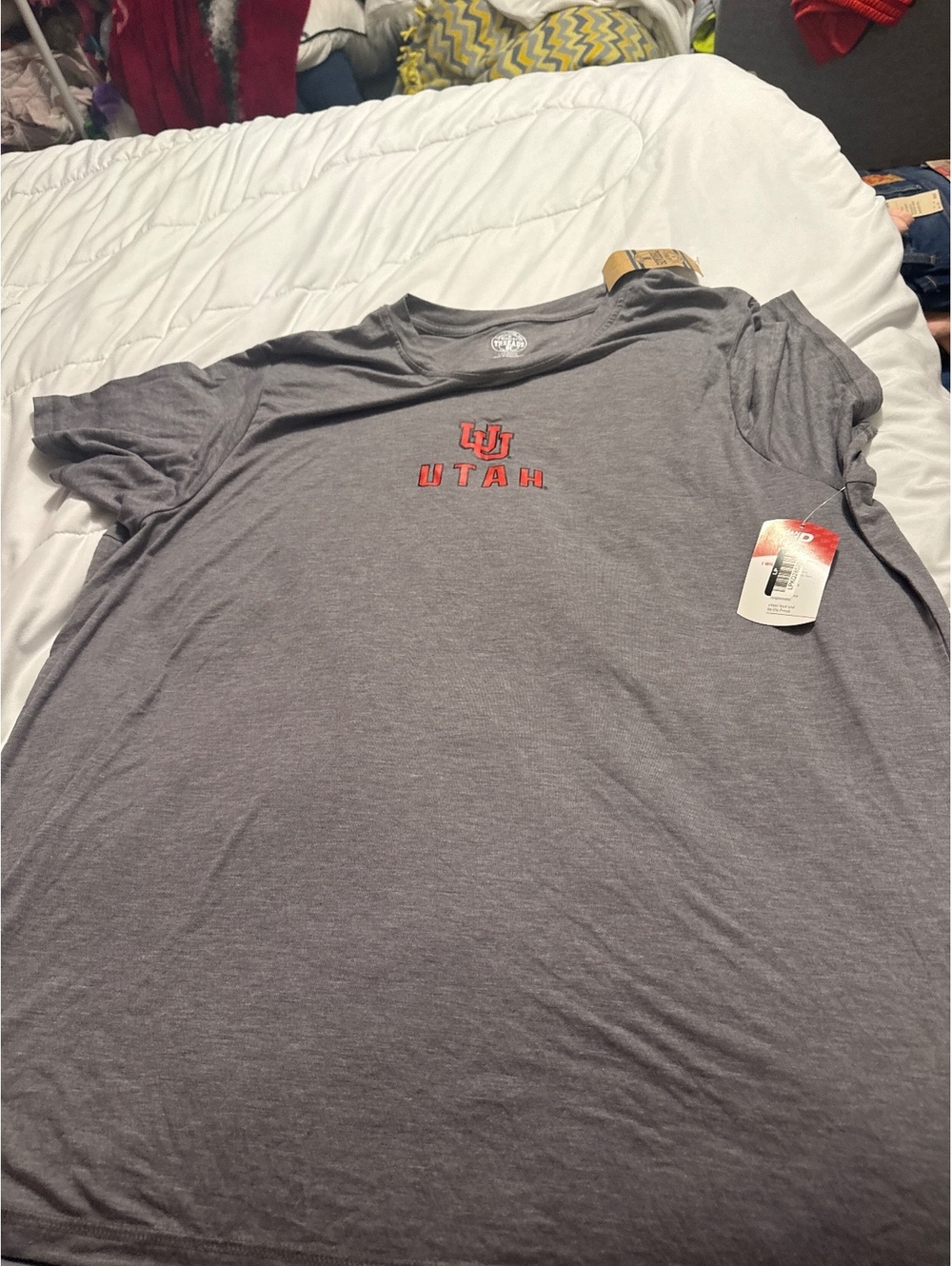 Rivalry Threads University of Utah Gray T-Shirt 2XL